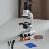 WOOPIE Mikroskop Cyfrowy LED Przybliżenie do 1200x Zestaw XXL z Adapterem do Smartfona