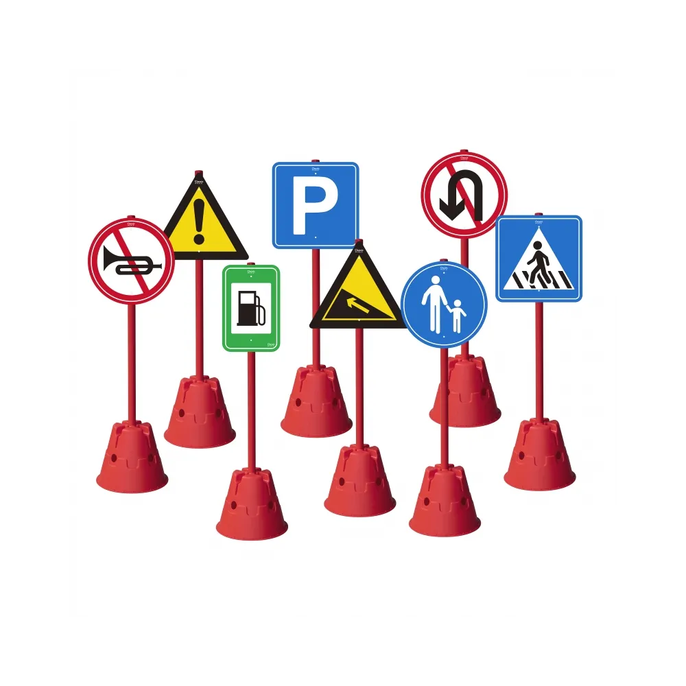 CLASSIC WORLD EDU Zestaw Dużych Znaków Drogowych 90cm - 8el