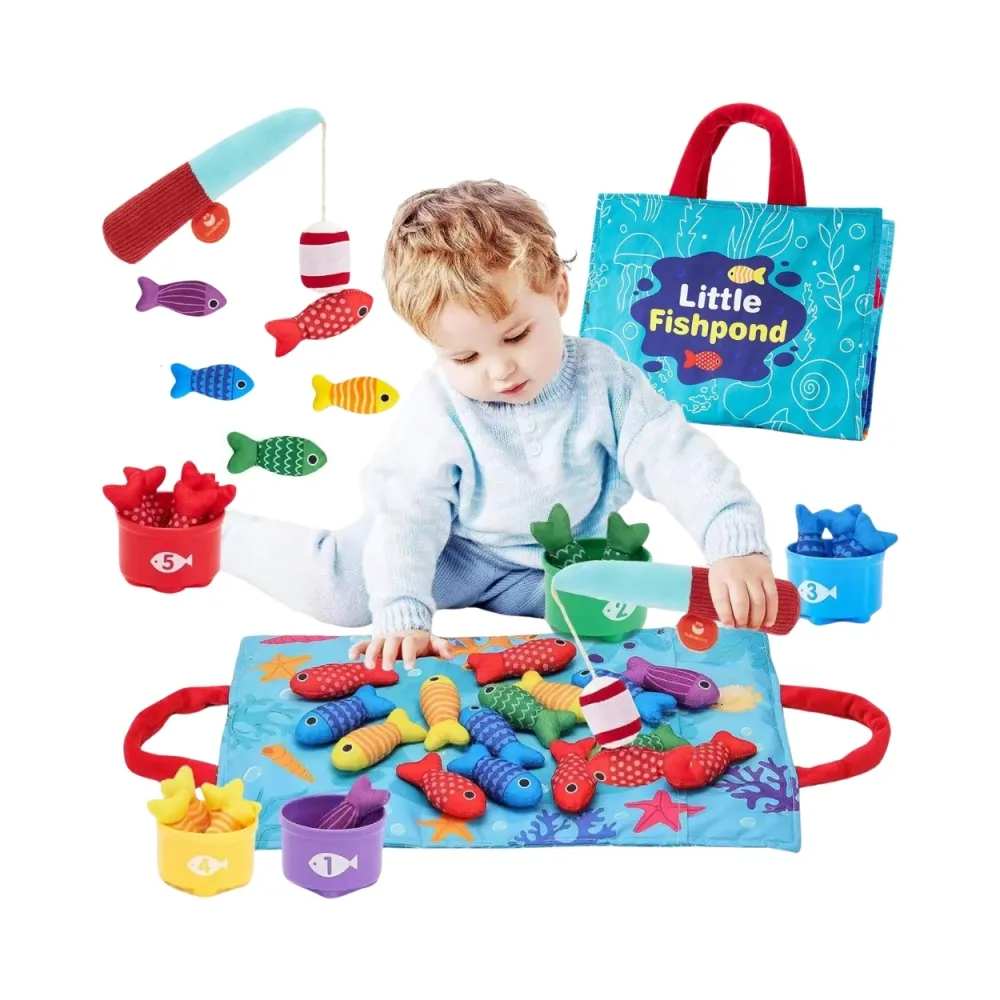 WOOPIE Zestaw Małego Wędkarza Nauka Liczenia 22 El.