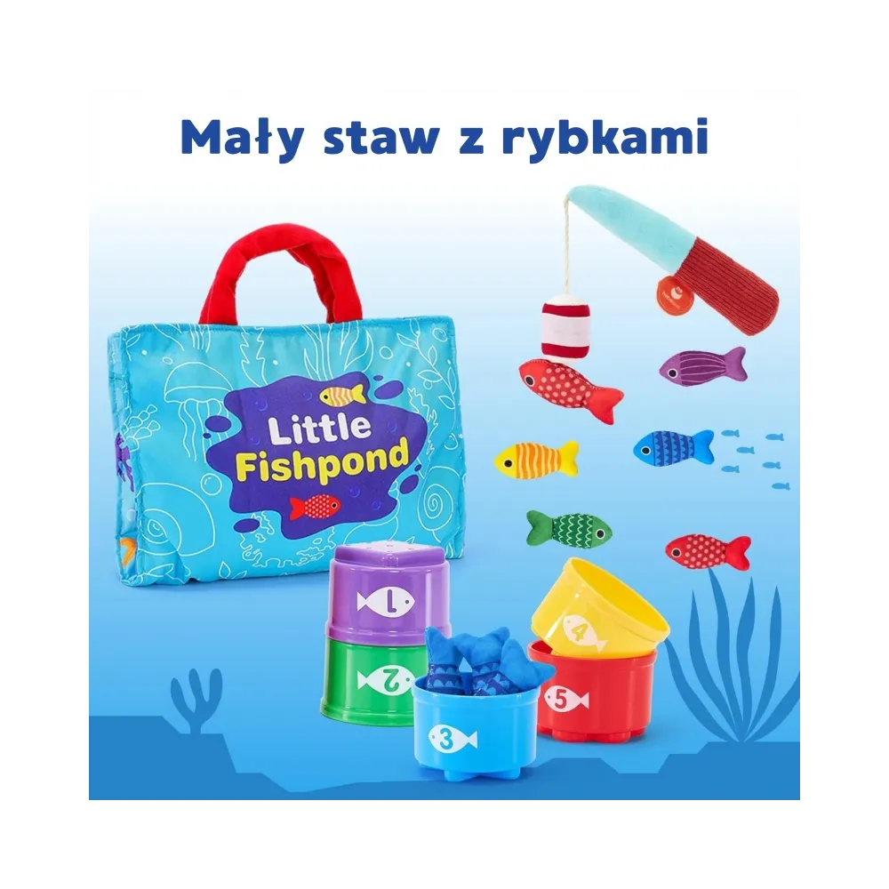 WOOPIE Zestaw Małego Wędkarza Nauka Liczenia 22 El.