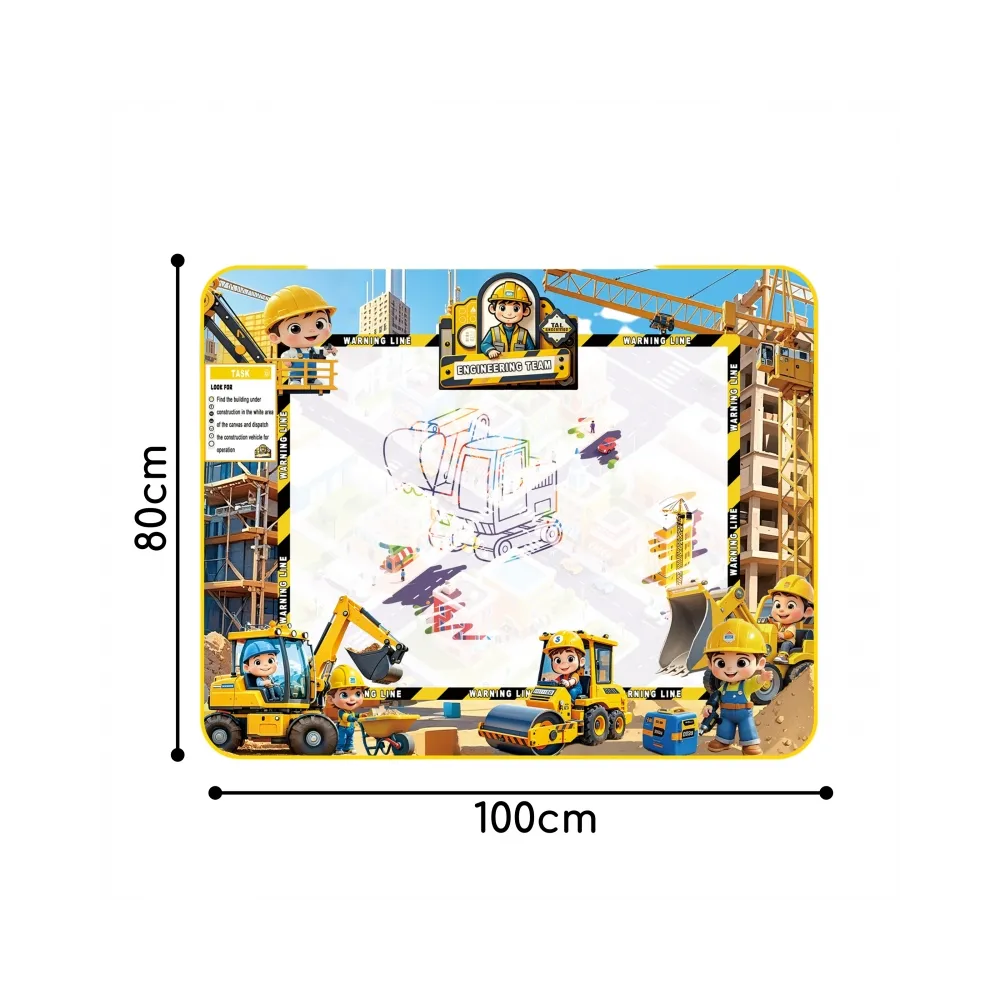 WOOPIE Mata Wodna do Malowania Zestaw Kreatywny z Akcesoriami