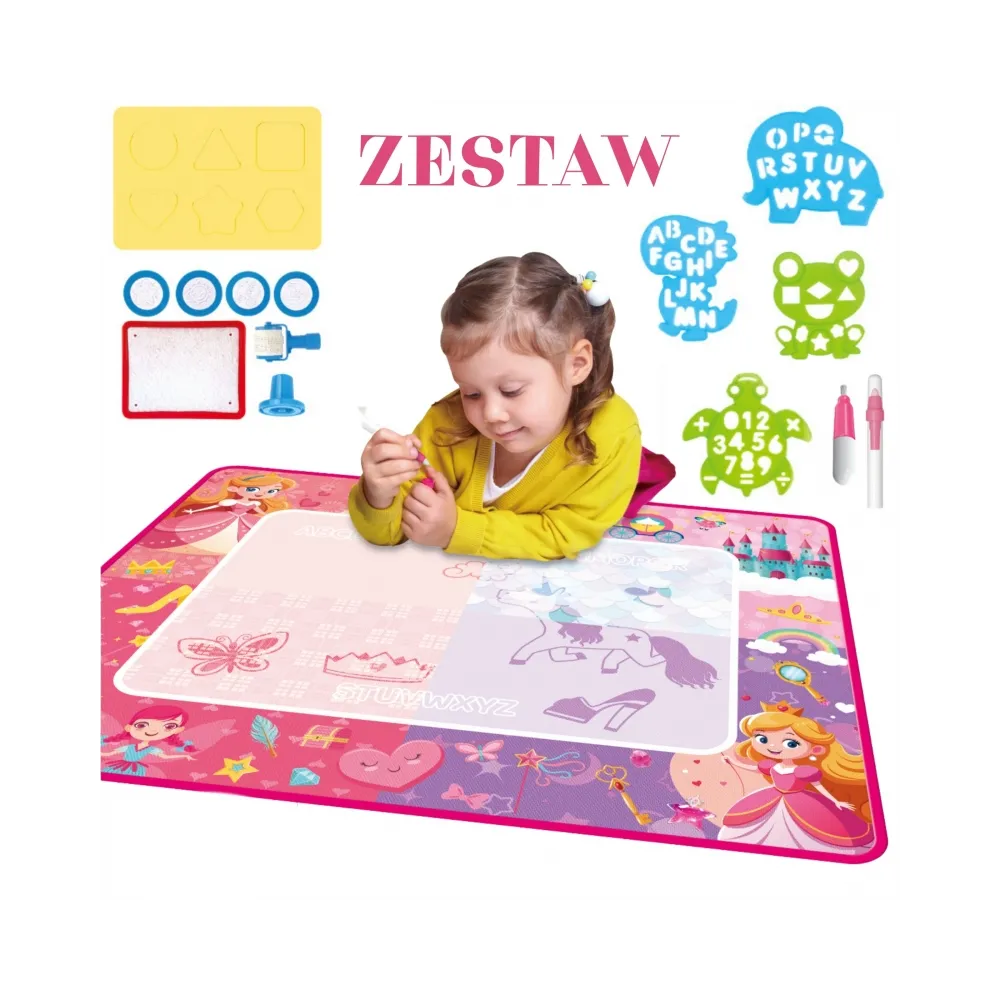 WOOPIE Mata Wodna Magiczna do Rysowania dla Małej Księżniczki