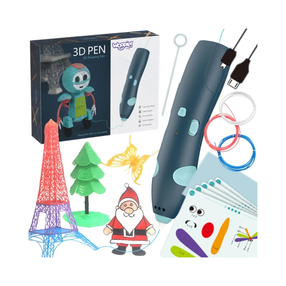 WOOPIE 3D Drukarka-Długopis Pen Bezpieczny Wkłady Usb