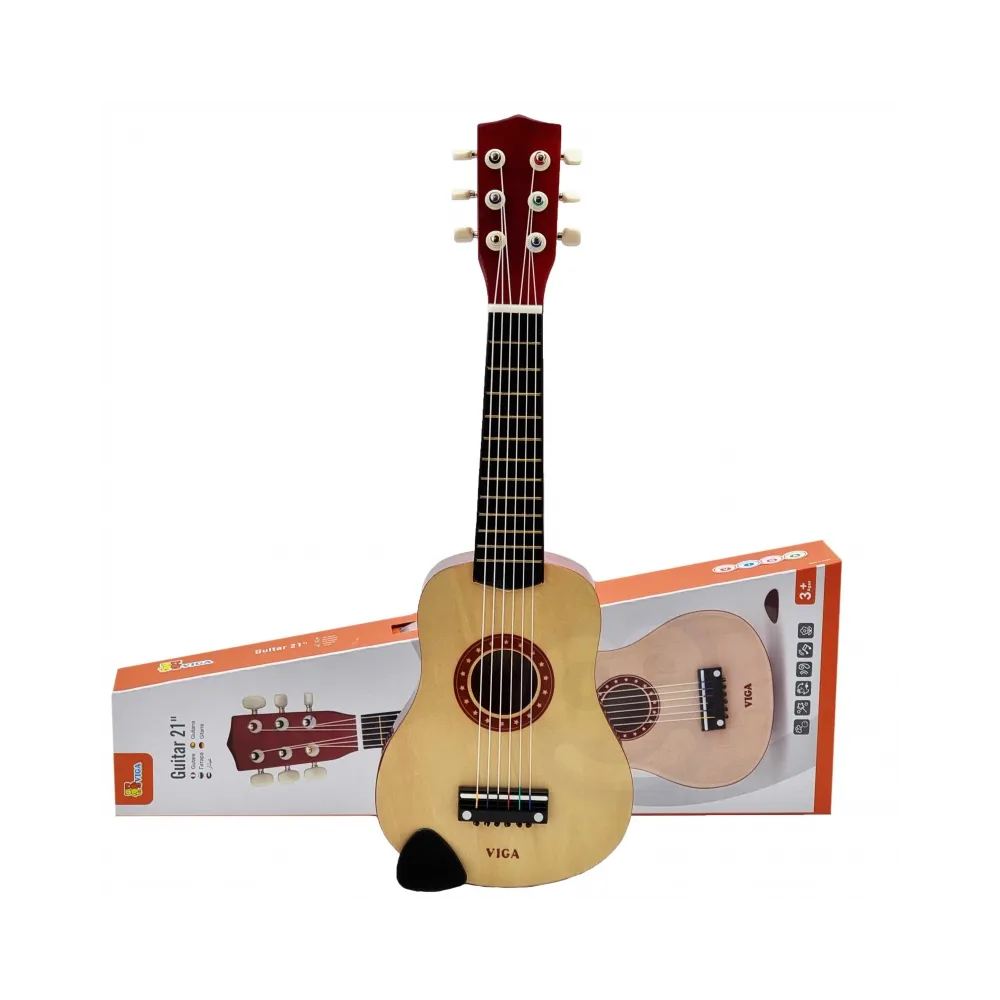 Drewniana gitara dla dzieci na prezent
