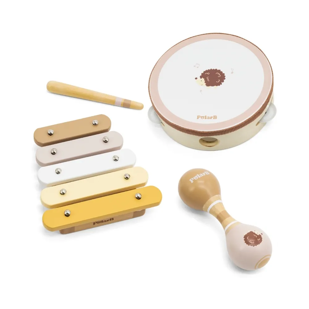 Kolorowy zestaw instrumentów muzycznych dla małych dzieci