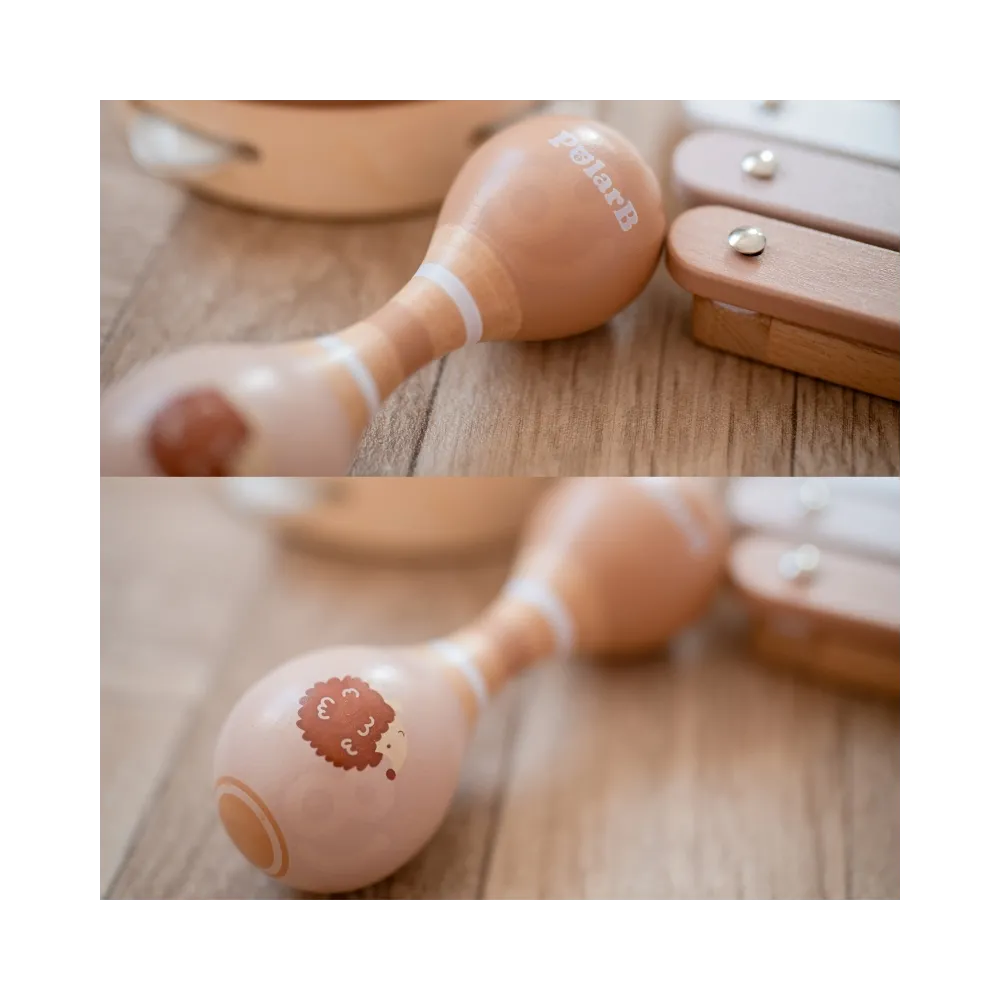 Podwójne marakasy dla rozwijającej się wyobraźni