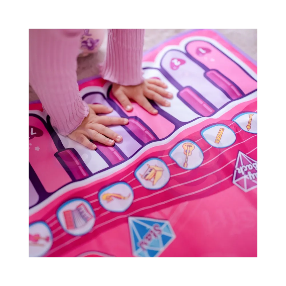 WOOPIE Duża Mata Muzyczna 2w1 Perkusja Interaktywna Pianino