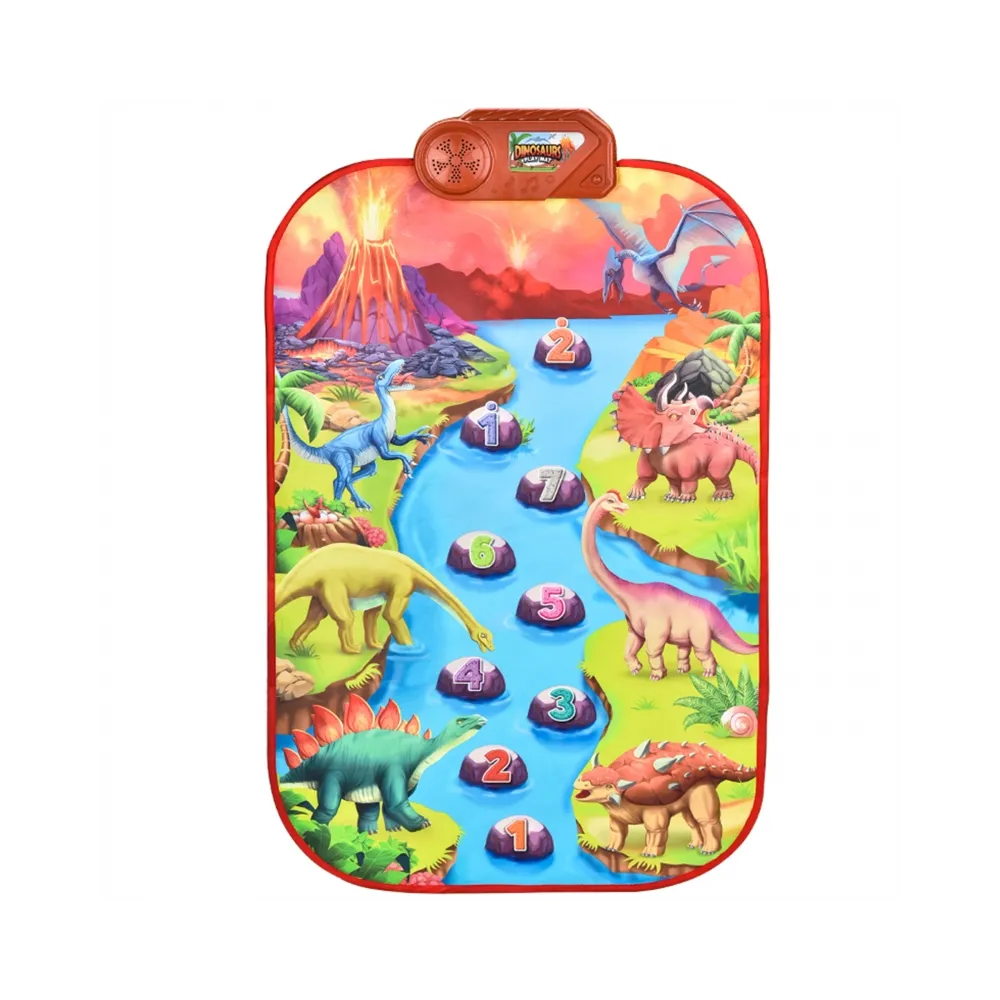 WOOPIE Duża Mata Muzyczna Pianino XL Dinozaury Interaktywna