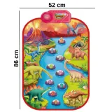 WOOPIE Duża Mata Muzyczna Pianino XL Dinozaury Interaktywna