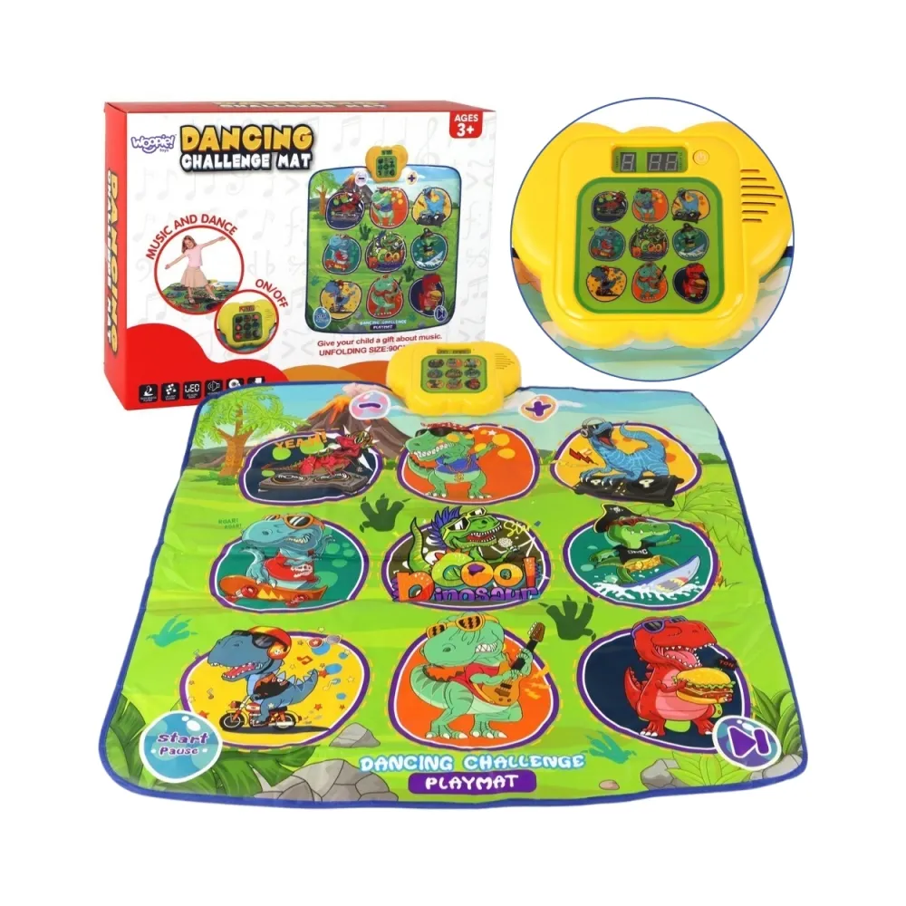 WOOPIE Mata Muzyczna Dinozaury Zręcznościowa Gra Taneczna
