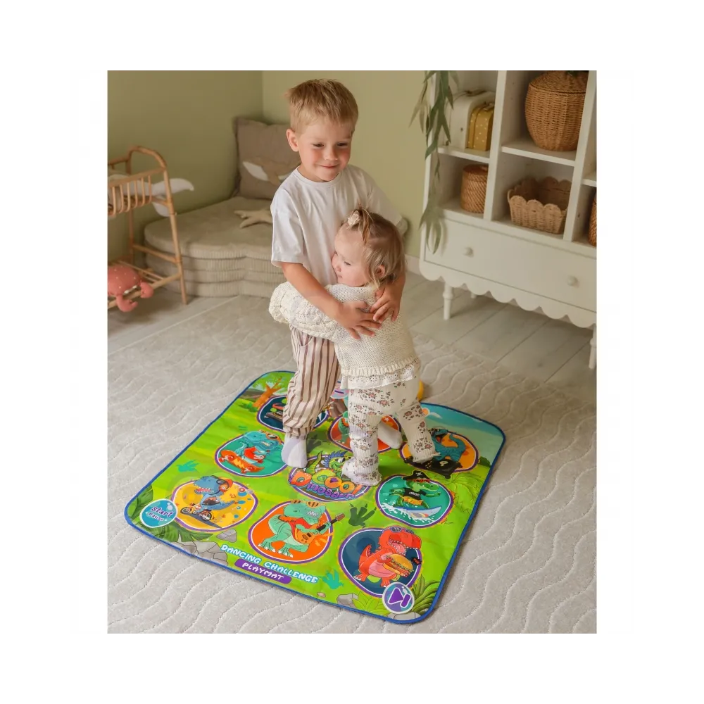 WOOPIE Mata Muzyczna Dinozaury Zręcznościowa Gra Taneczna