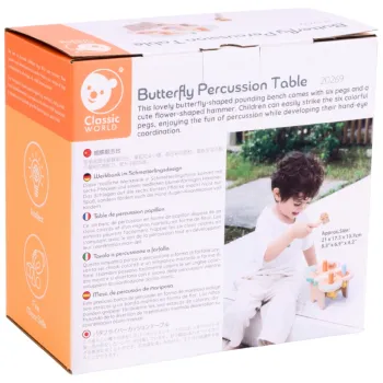 Estetyczna zabawka w kształcie motyla z kołkami