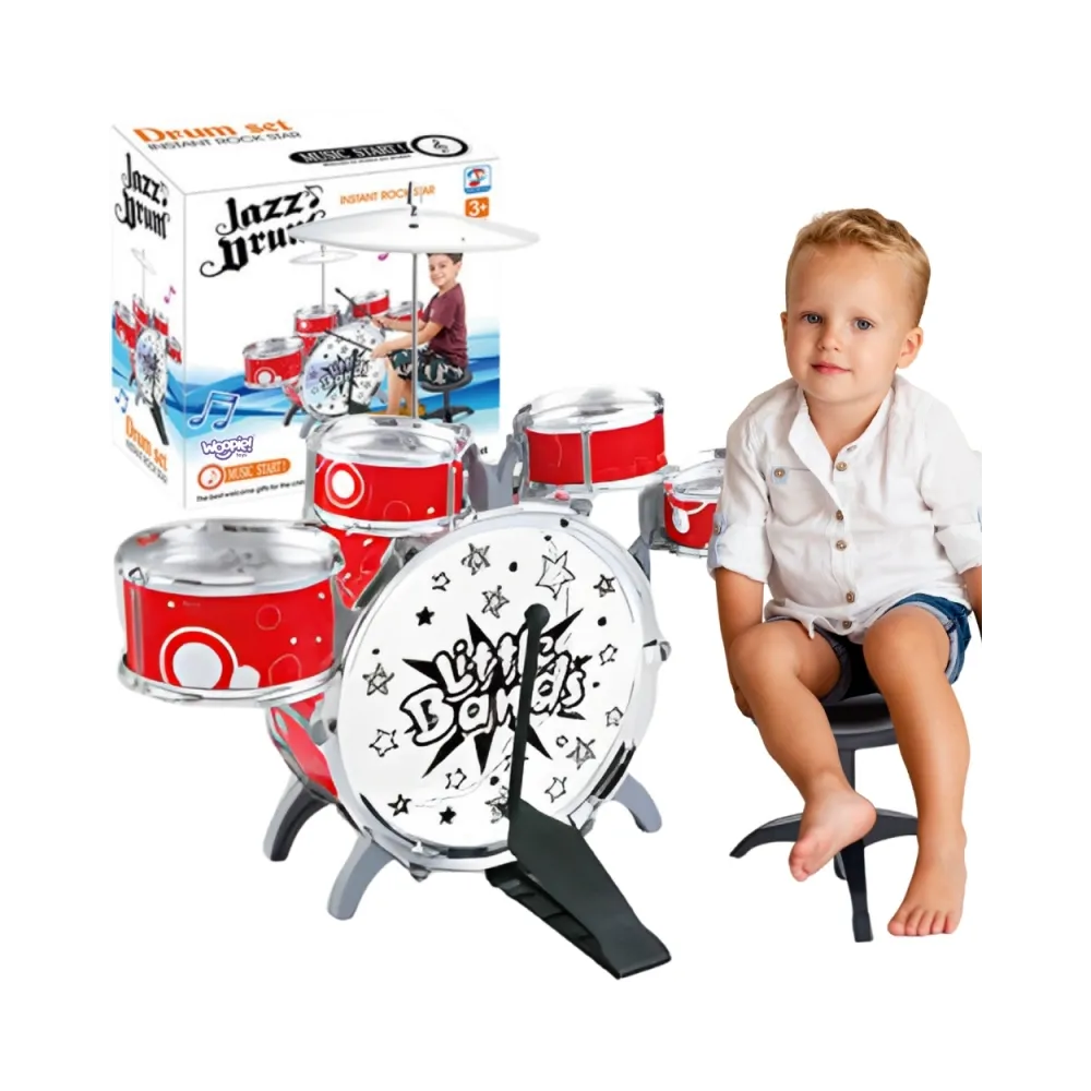 WOOPIE Zestaw Perkusyjny Edukacyjmy dla Dzieci Nauka Muzyki