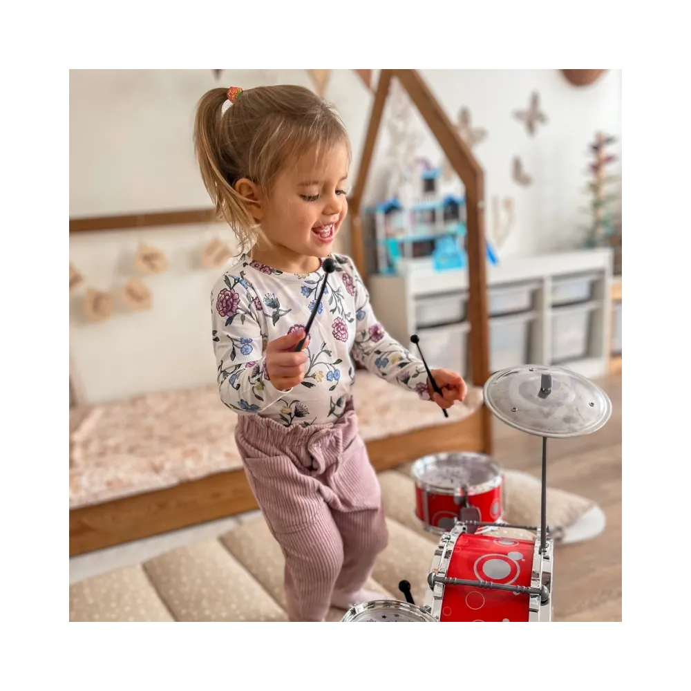 WOOPIE Zestaw Perkusyjny Edukacyjmy dla Dzieci Nauka Muzyki