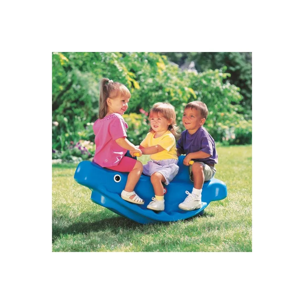 Wygodny bujak Wieloryb od Little Tikes, idealny do zabawy.