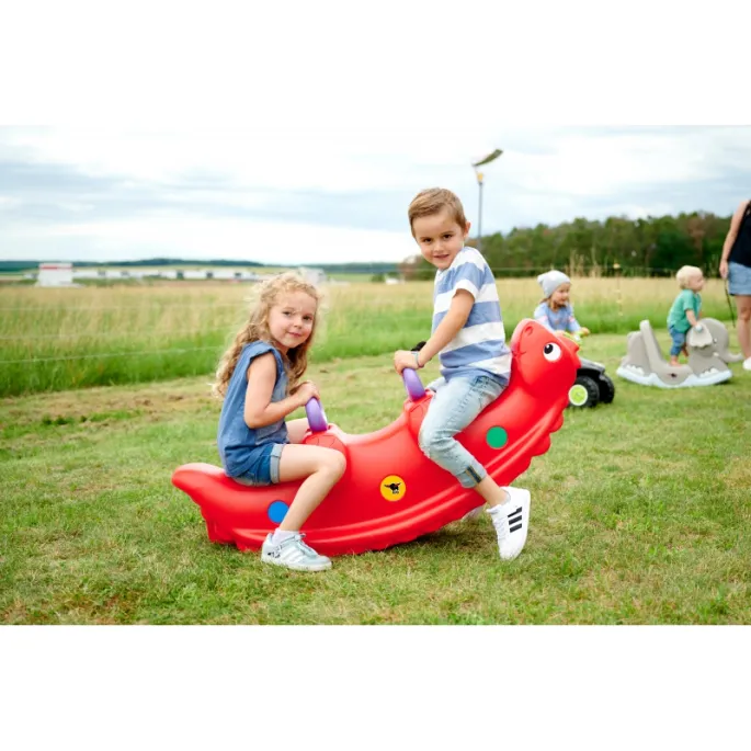 Bujak na biegunach dla dzieci w kształcie dinozaura