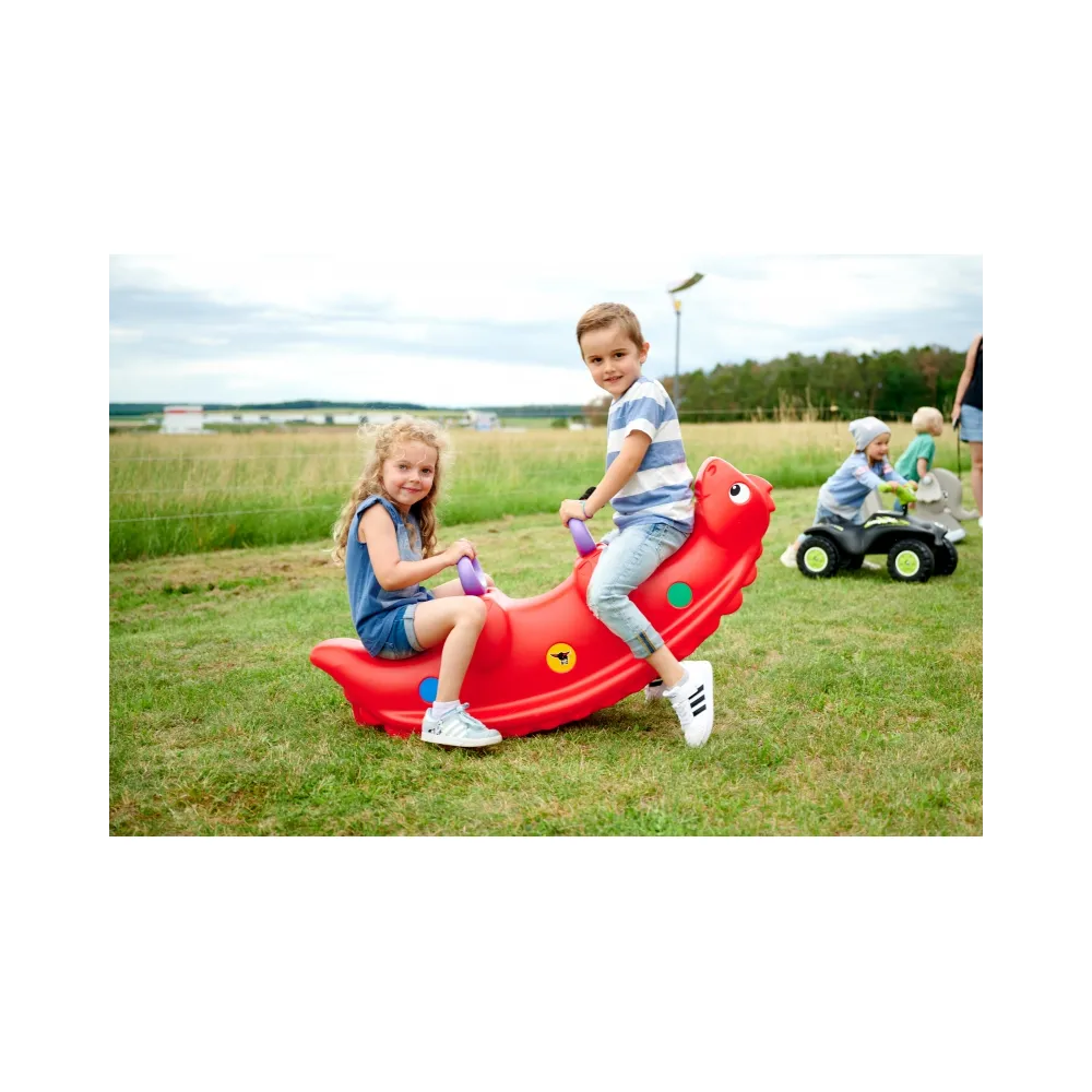 Zabawka bujak Dinozaur - bezpieczne uchwyty