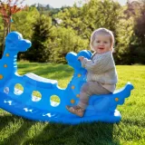 Wieloosobowy bujak w kształcie dinozaura dla dzieci