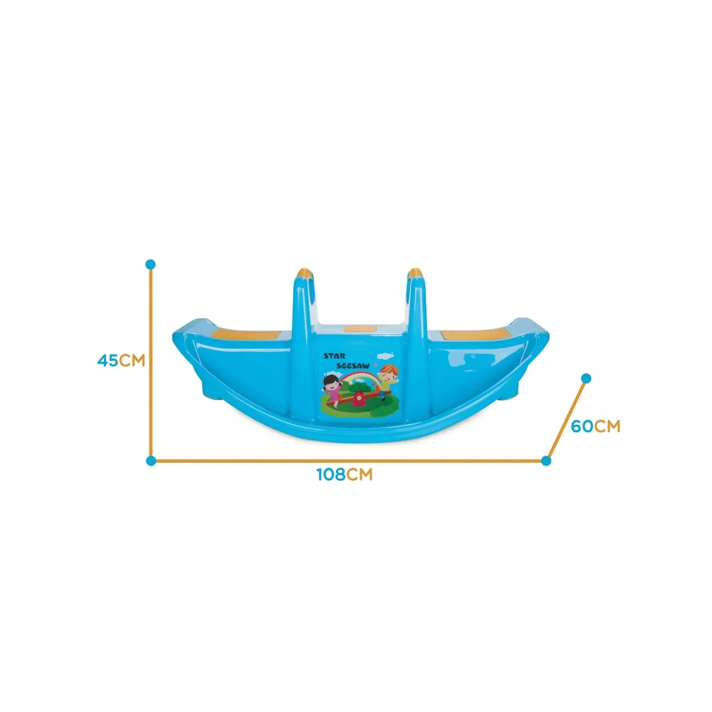 Lekka konstrukcja huśtawki ułatwia przenoszenie.