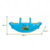 Lekka konstrukcja huśtawki ułatwia przenoszenie.