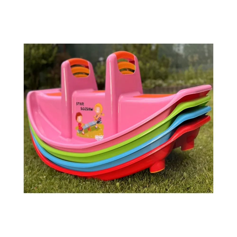 Huśtawka równoważąca dla 1-2 dzieci z bezpiecznymi uchwytami