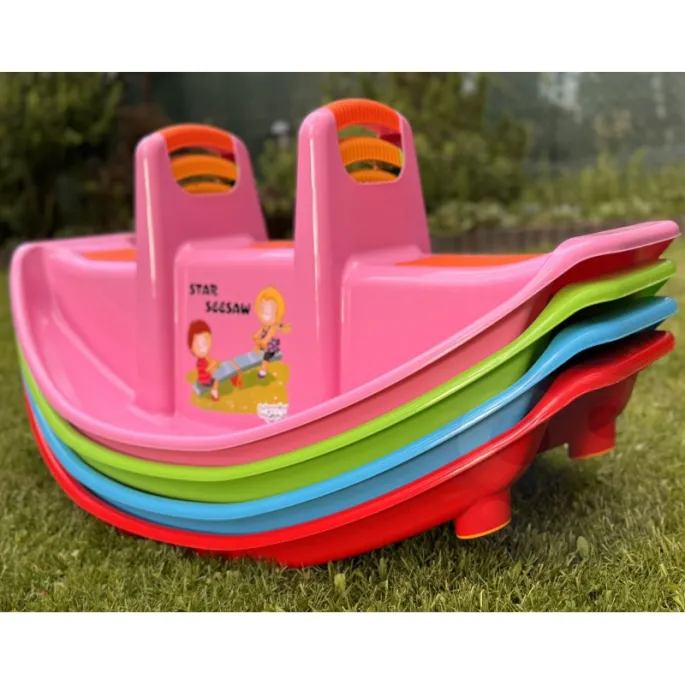 Huśtawka równoważąca dla 1-2 dzieci z bezpiecznymi uchwytami