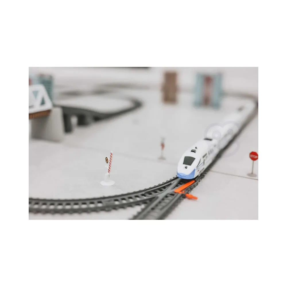 WOOPIE Kolejka Elektryczna Ogromny 914 cm Tor Most Tunel 86 el.