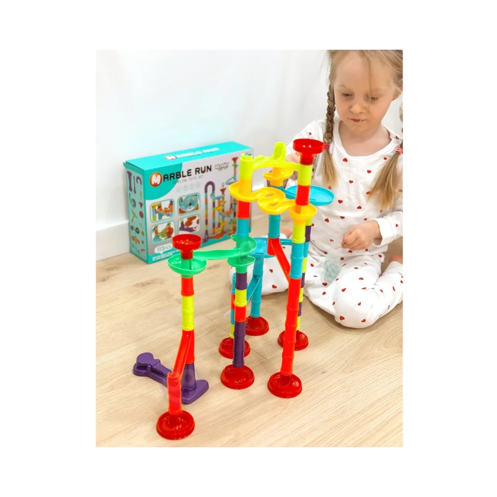 WOOPIE Kulodrom Tor Kulkowy Zestaw Spirala 113 el.