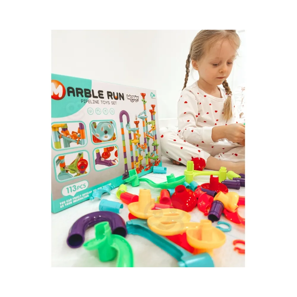 WOOPIE Kulodrom Tor Kulkowy Zestaw Spirala 113 el.