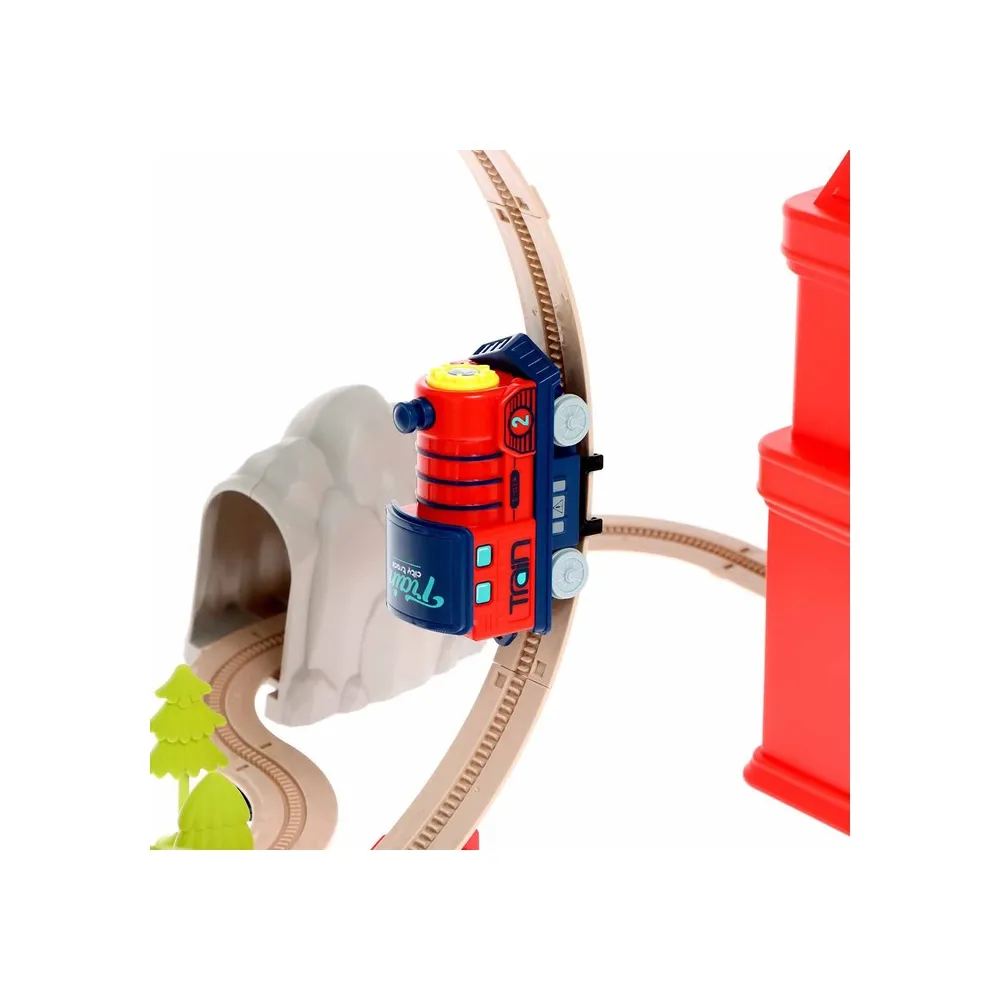 Lokomotywka z efektami dźwiękowymi dla małych kierowców