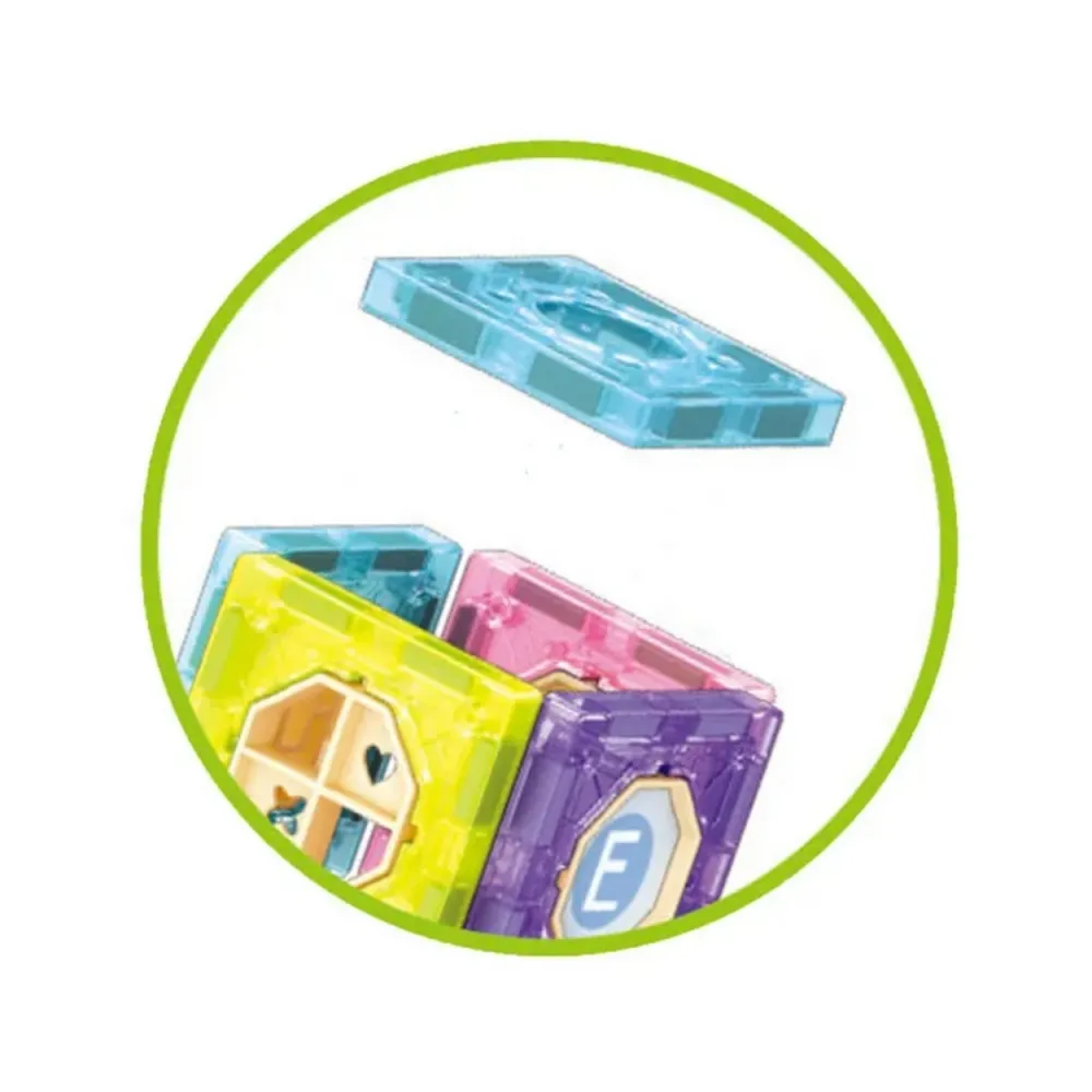 WOOPIE Klocki Magnetyczne Tor Kulkowy Kulodrom 89 el.