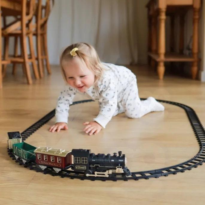 Zestaw torów do budowy tras z pociągiem