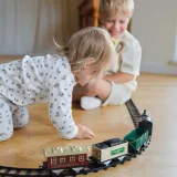 WOOPIE Klasyczny Pociąg Parowy Lokomotywa Tor XXL