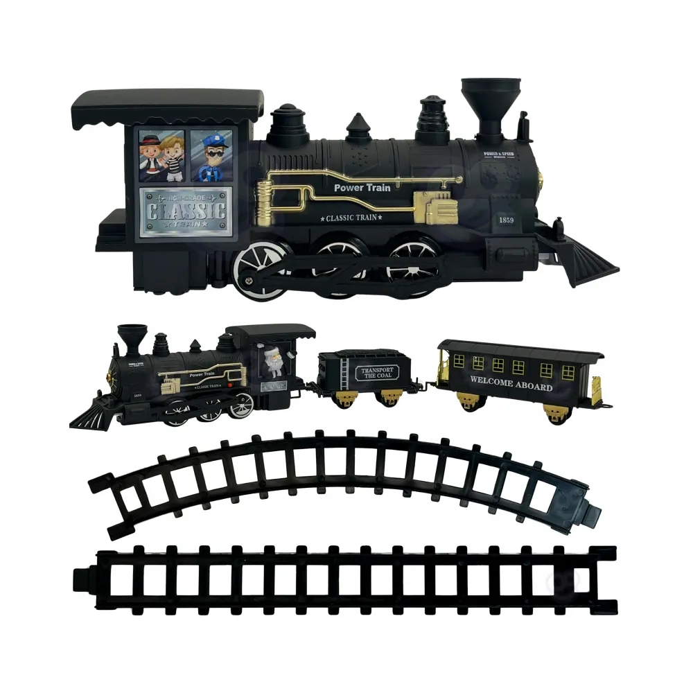 WOOPIE Pociąg Lokomotywa Zestaw XXL Tor 403 cm