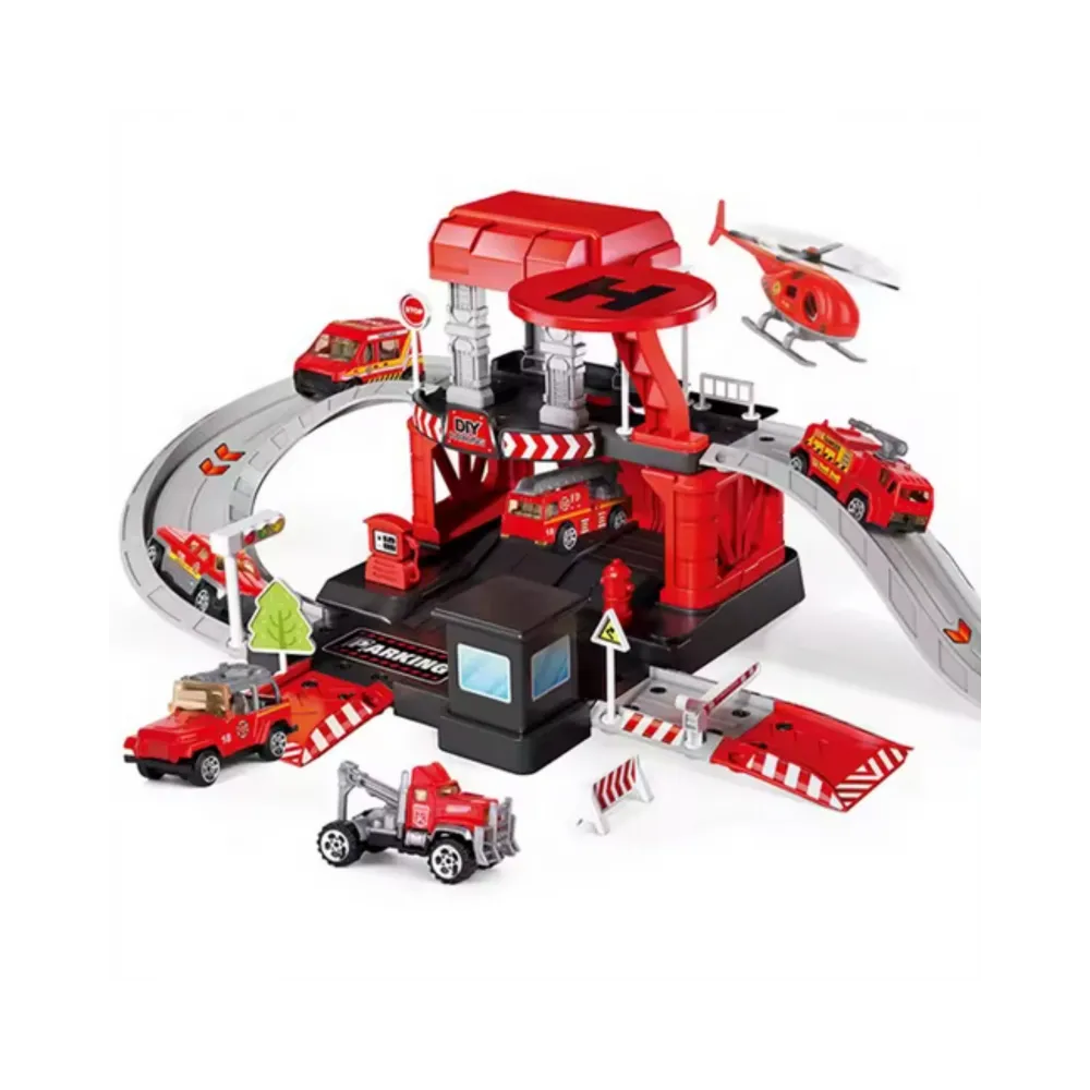 Zestaw z 43 elementami do zabawy w straż pożarną