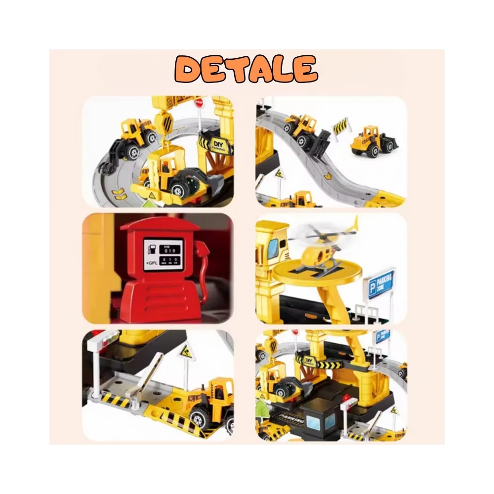 WOOPIE Garaż Parking Roboty Drogowe 41el.