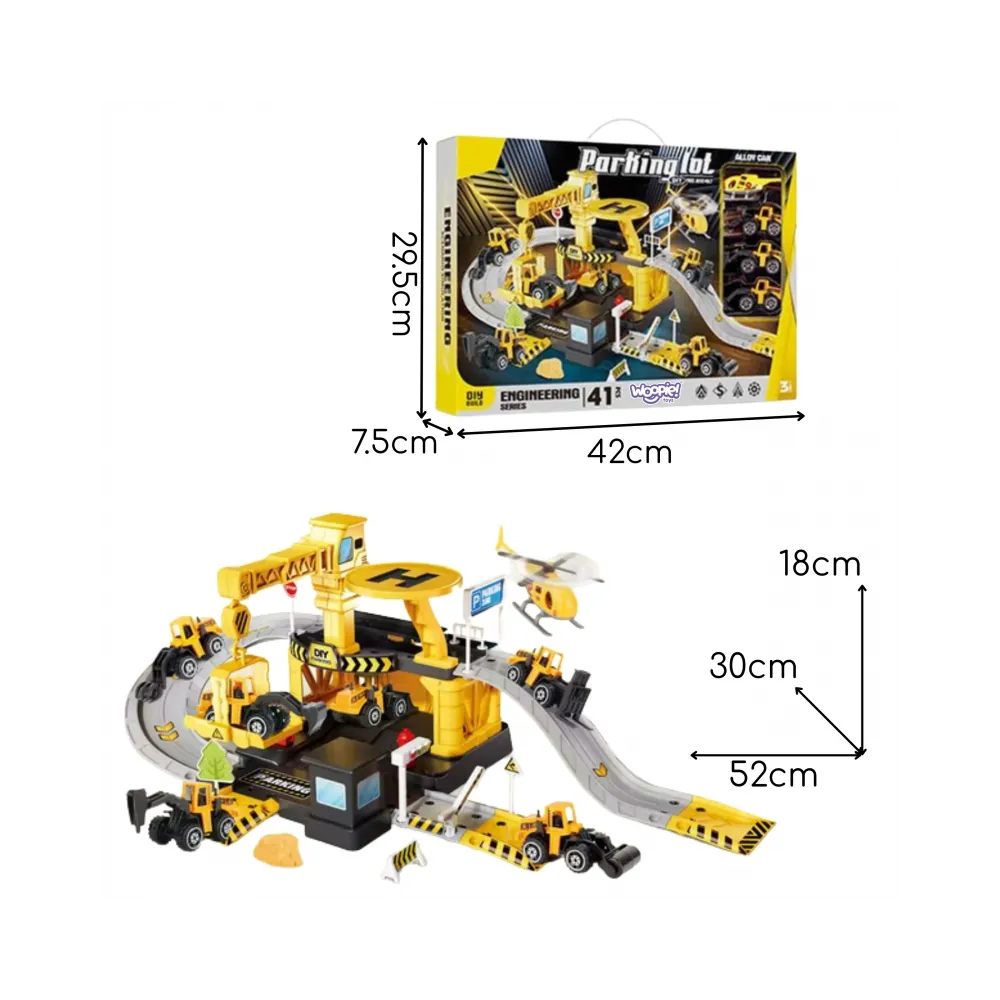 WOOPIE Garaż Parking Roboty Drogowe 41el.