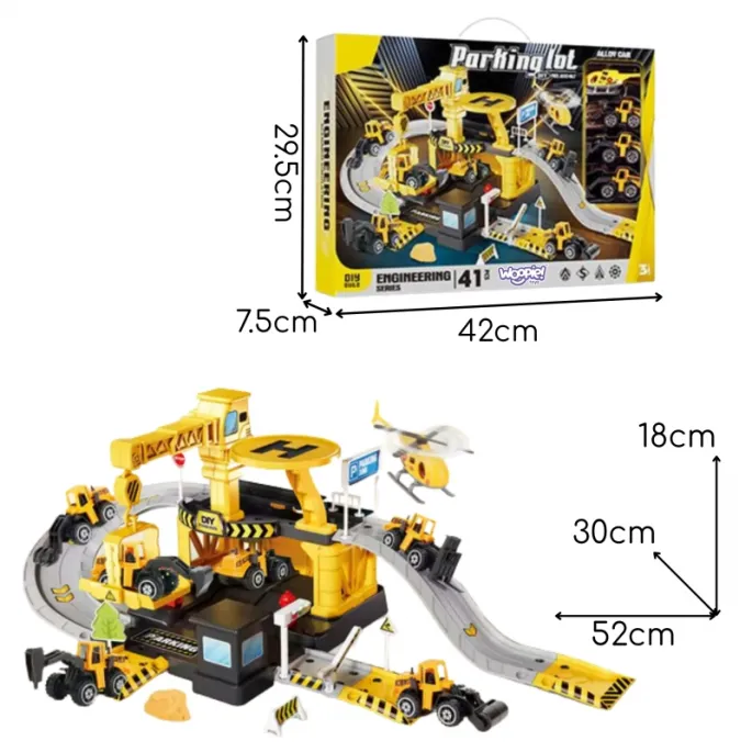 Bezpieczny zestaw zabawkowy dla dzieci od 3 roku życia.