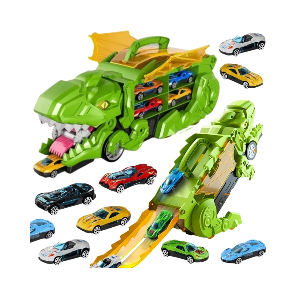 WOOPIE Zestaw Pojazdów Tor Dinozaur Pożeracz 13el.