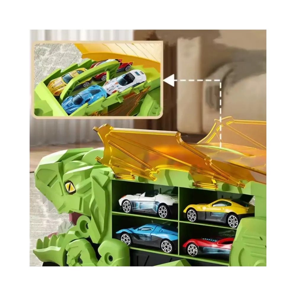 WOOPIE Zestaw Pojazdów Tor Dinozaur Pożeracz 13el.