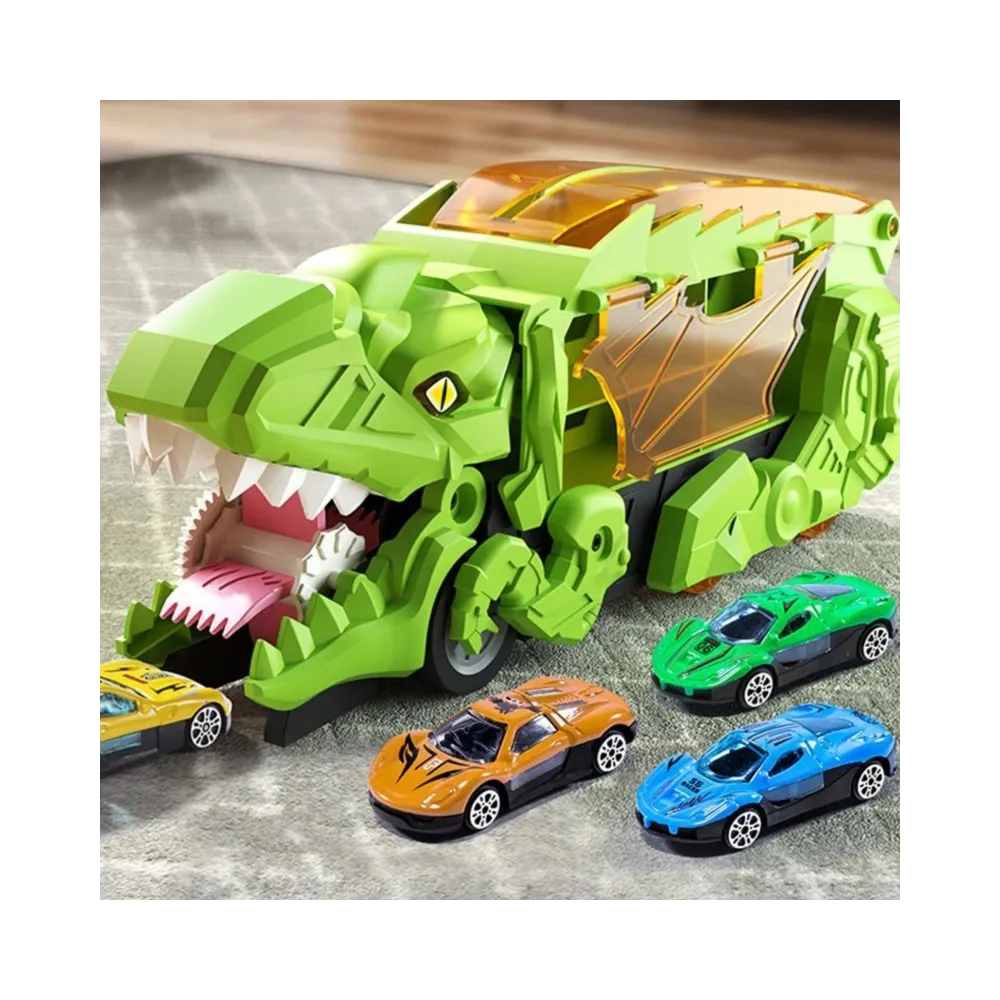 WOOPIE Zestaw Pojazdów Tor Dinozaur Pożeracz 13el.