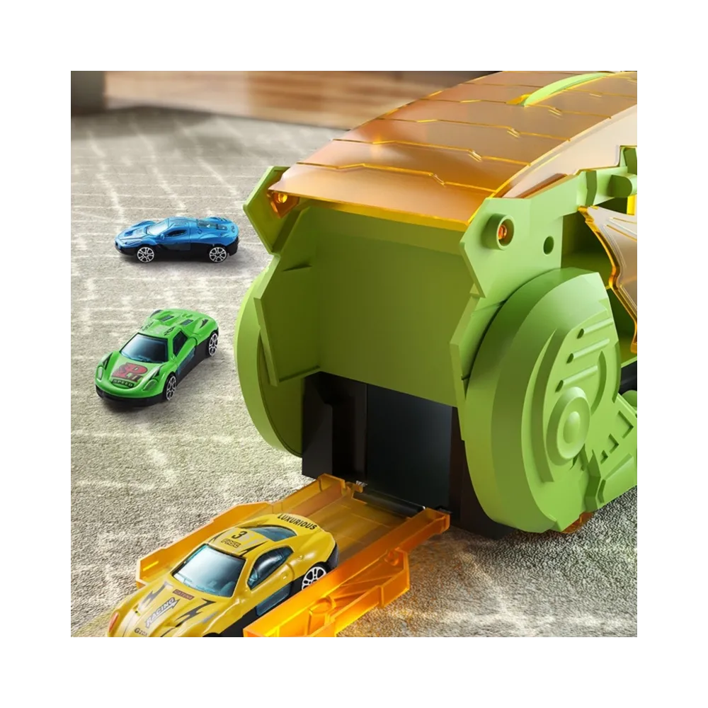 WOOPIE Zestaw Pojazdów Tor Dinozaur Pożeracz 13el.