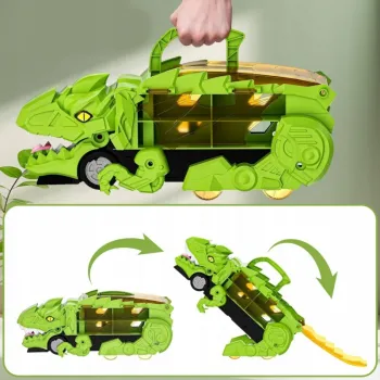 WOOPIE Zestaw Pojazdów Tor Dinozaur Pożeracz 13el.