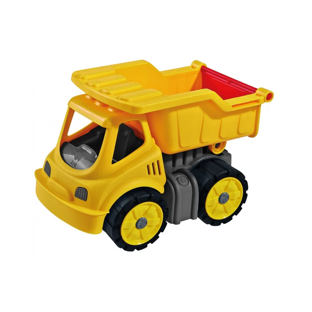 Wywrotka BIG Power Worker Mini na tle białym, gotowa do zabawy