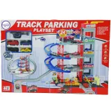 Parking garaż z akcesoriami dla małych kierowców