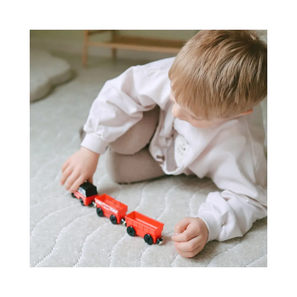 Zestaw pociągu z intuitwynnym połączeniem wagonów;