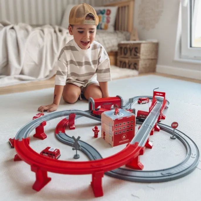 Kolorowy tor do zabawy dla dzieci