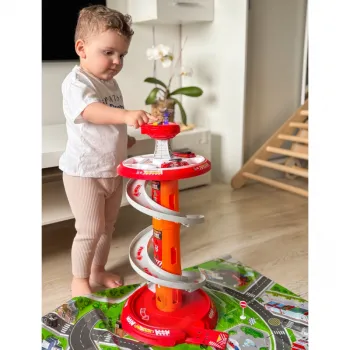 WOOPIE Tor Spirala Garaż dla Samochodzików 3 szt.