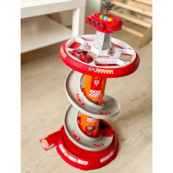 WOOPIE Tor Spirala Garaż dla Samochodzików 3 szt.