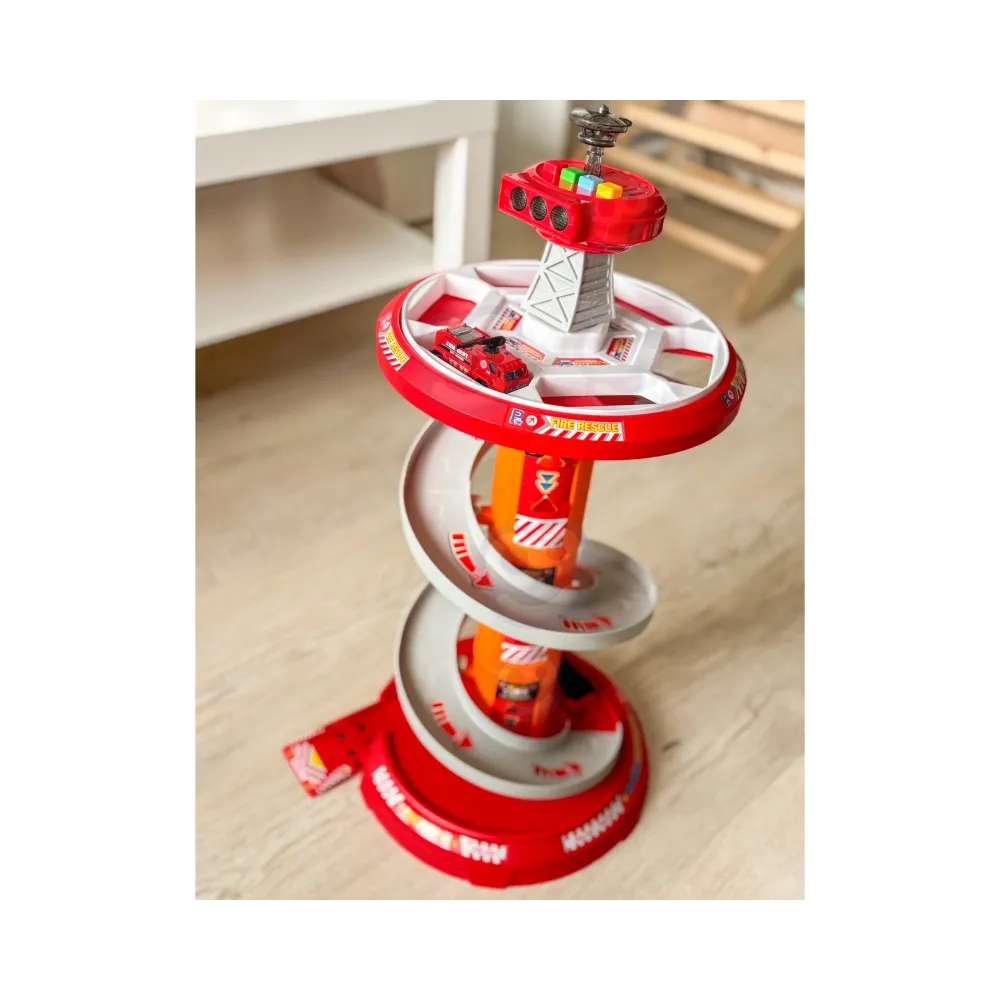 WOOPIE Tor Spirala Garaż dla Samochodzików 3 szt.